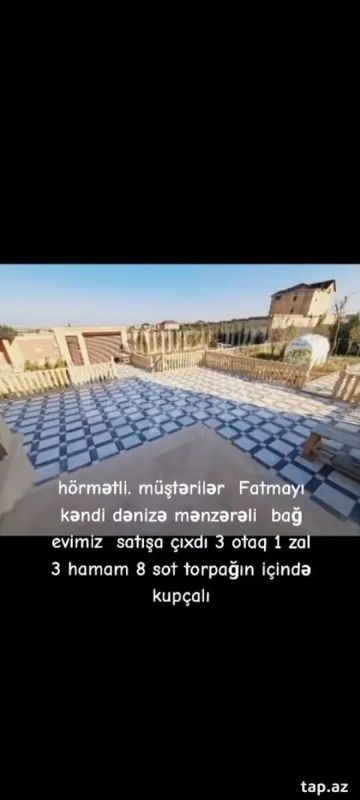 Satılır 4 otaqlı həyət evi