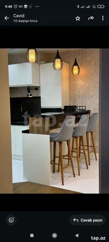 Kirayə verilir 2 otaqlı yeni tikili 60 m²