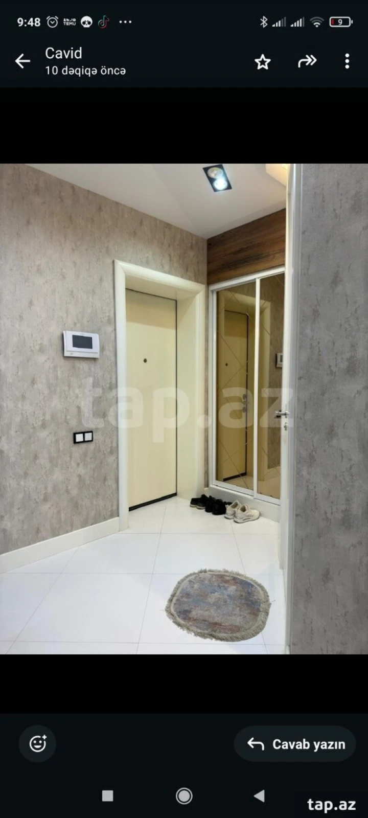 Kirayə verilir 2 otaqlı yeni tikili 60 m²