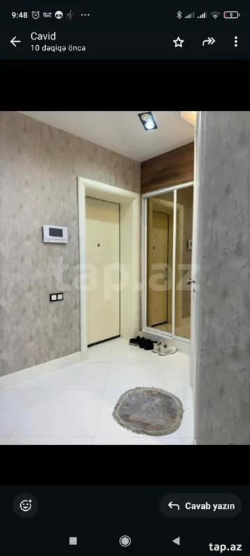 Kirayə verilir 2 otaqlı yeni tikili 60 m²