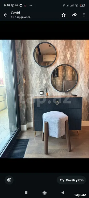 Kirayə verilir 2 otaqlı yeni tikili 60 m²