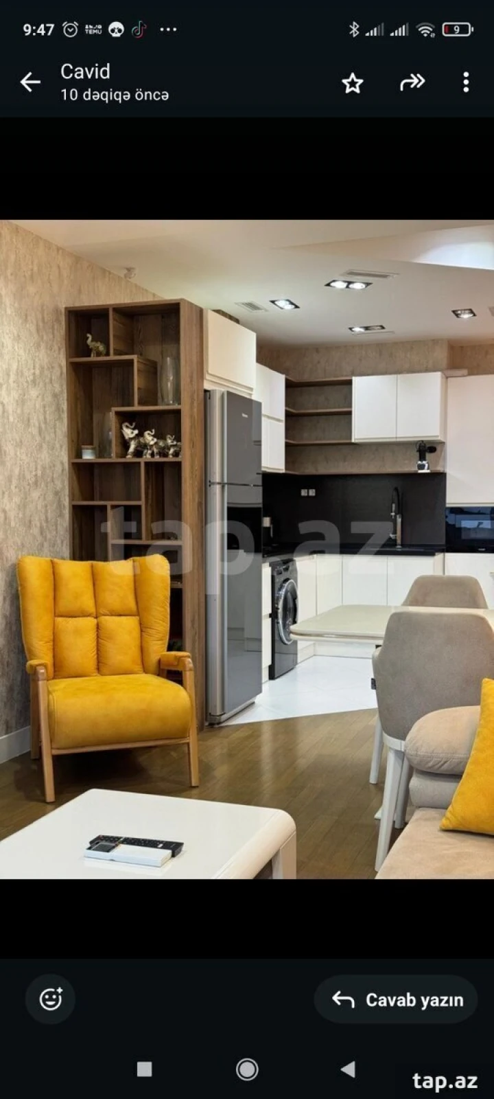 Kirayə verilir 2 otaqlı yeni tikili 60 m²