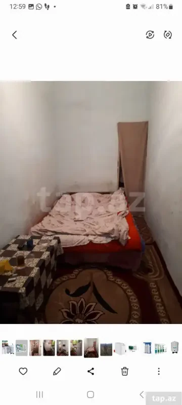 Kirayə verilir 1 otaqlı mənzil 15 m²