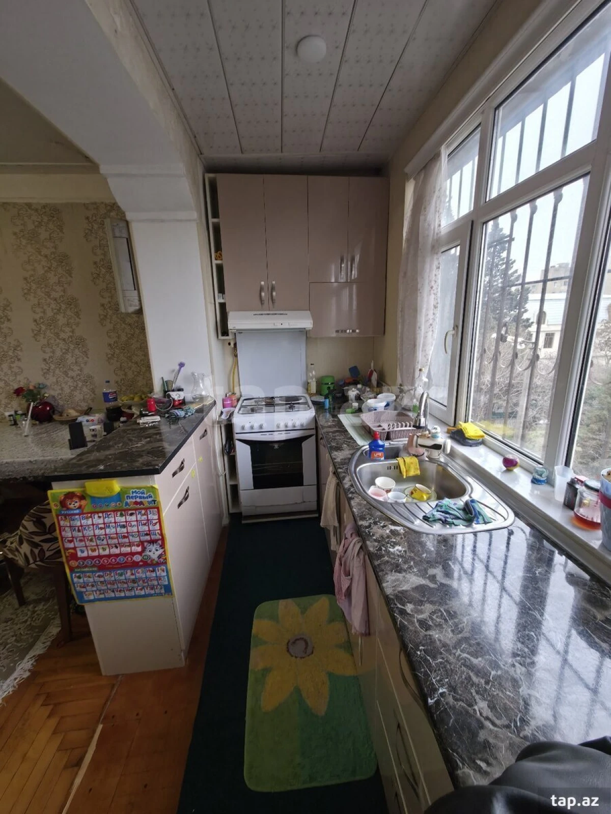Satılır 3 otaqlı mənzil 58 m²