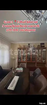 Satılır 5 otaqlı mənzil 95 m²