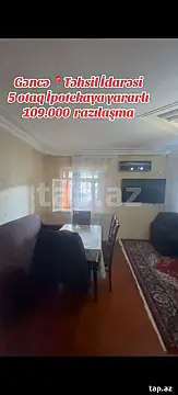 Satılır 5 otaqlı mənzil 95 m²