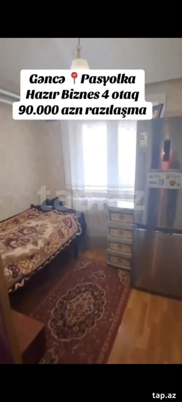 Satılır 3 otaqlı mənzil 65 m²