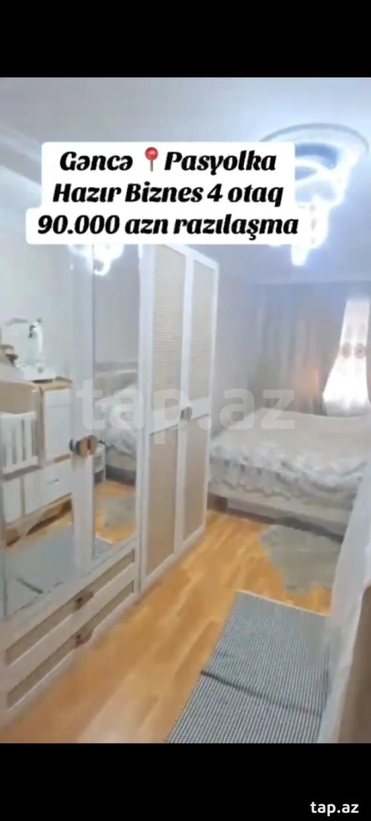 Satılır 3 otaqlı mənzil 65 m²
