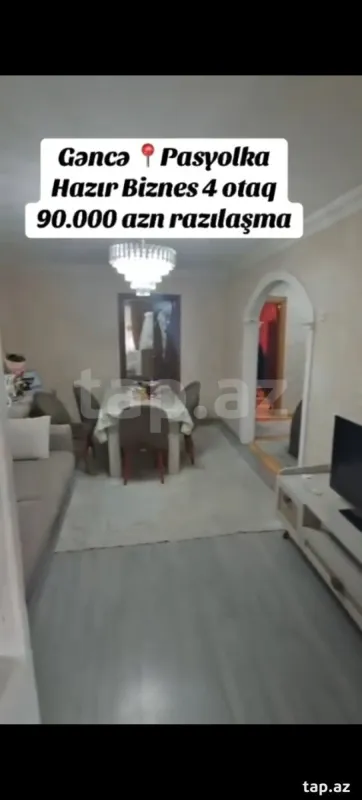 Satılır 3 otaqlı mənzil 65 m²