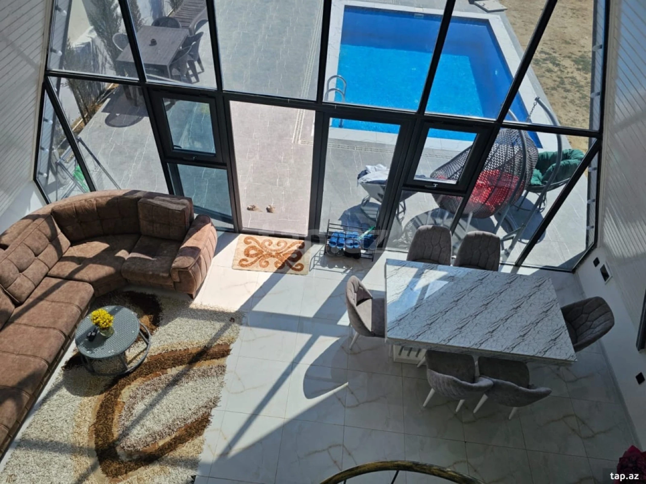 Kirayə verilir 3 otaqlı həyət evi