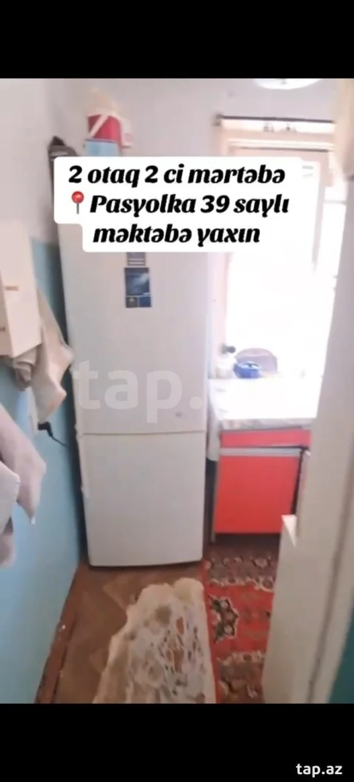 Satılır 2 otaqlı mənzil 43 m²