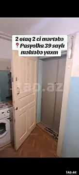 Satılır 2 otaqlı mənzil 43 m²