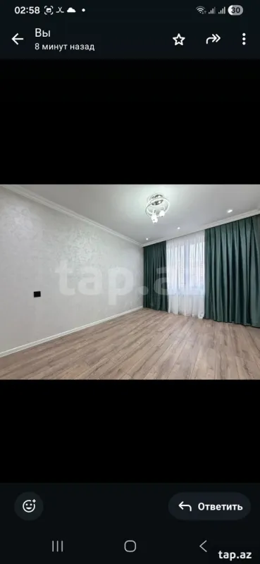 Kirayə verilir 3 otaqlı mənzil 80 m²
