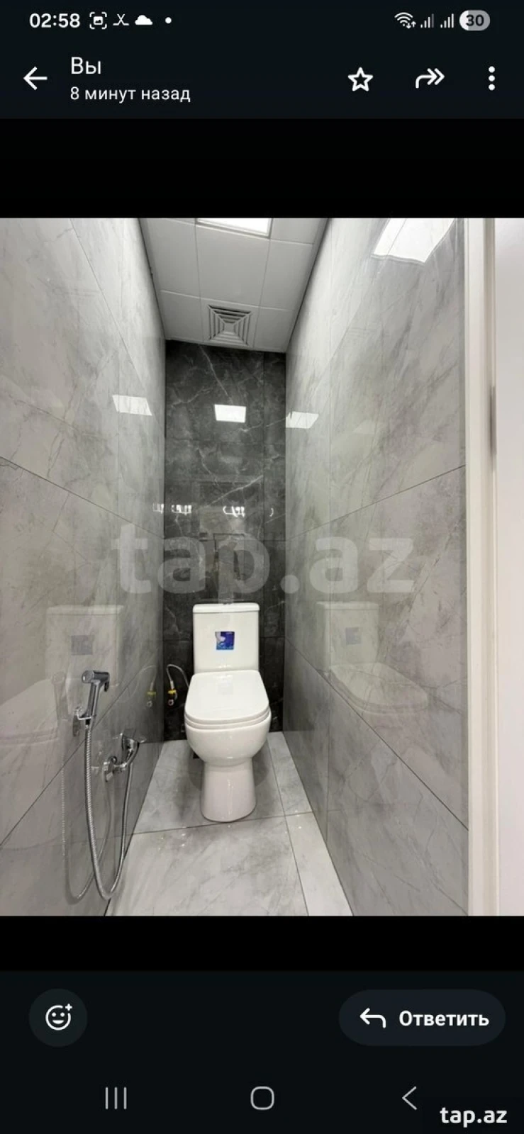 Kirayə verilir 3 otaqlı mənzil 80 m²
