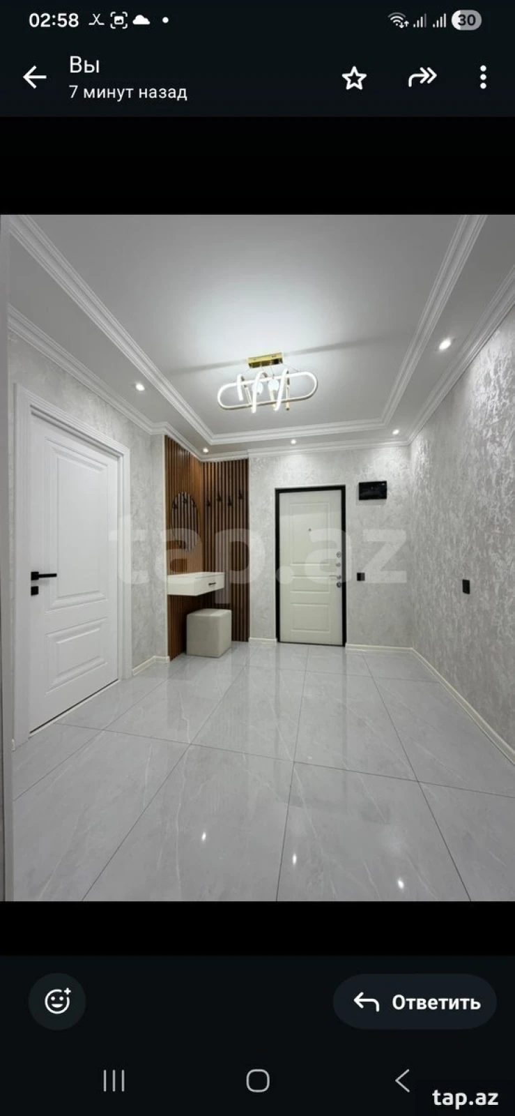 Kirayə verilir 3 otaqlı mənzil 80 m²