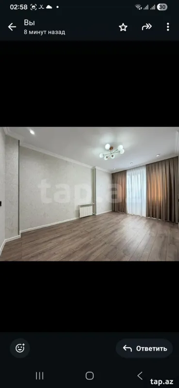 Kirayə verilir 3 otaqlı mənzil 80 m²