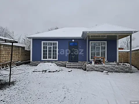 Satılır 3 otaqlı həyət evi 80 m² — Qəbələ 3 otaq 80.00 m²