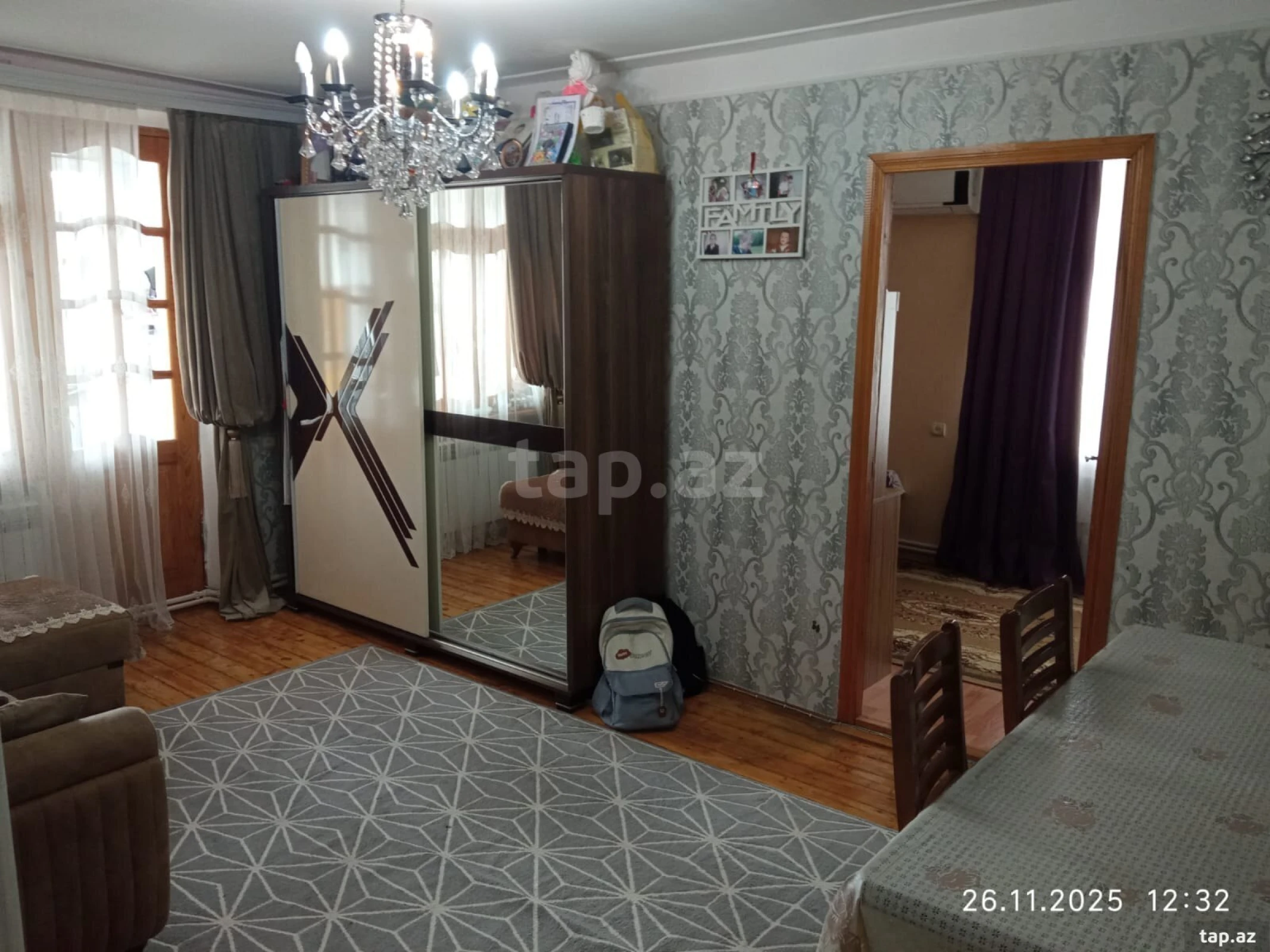 Satılır 2 otaqlı mənzil 48 m²