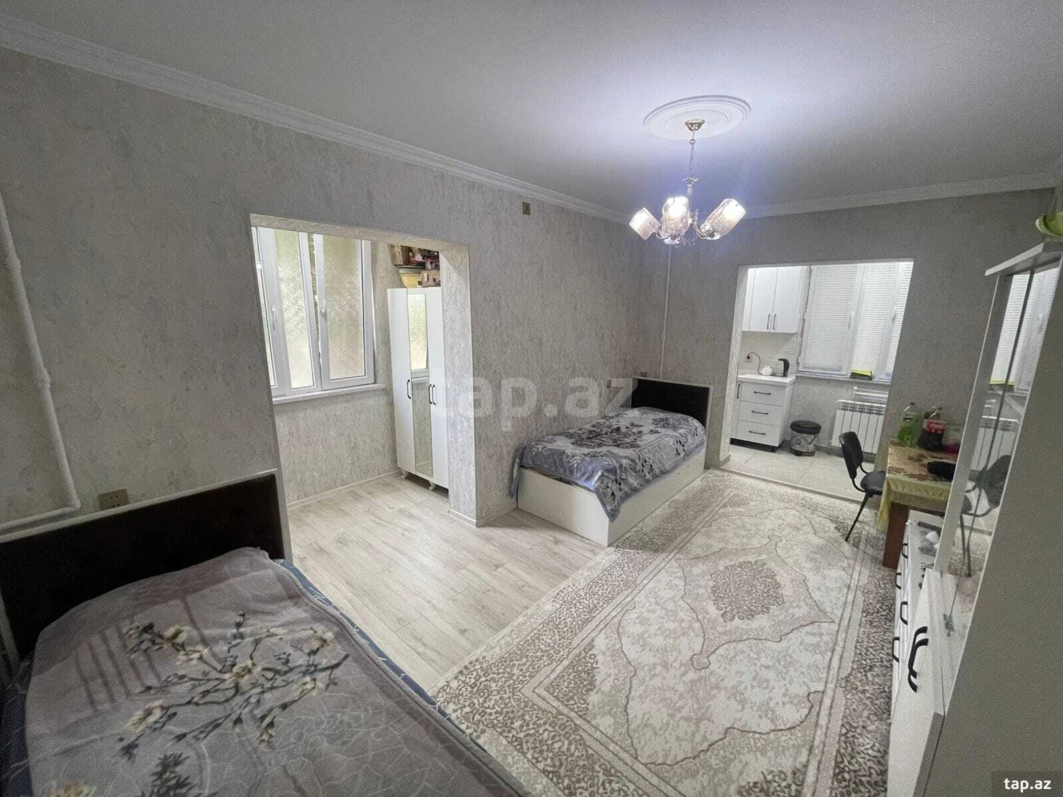 Satılır 2 otaqlı mənzil 45 m²