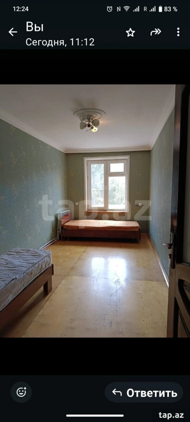 Satılır 3 otaqlı mənzil 48 m²