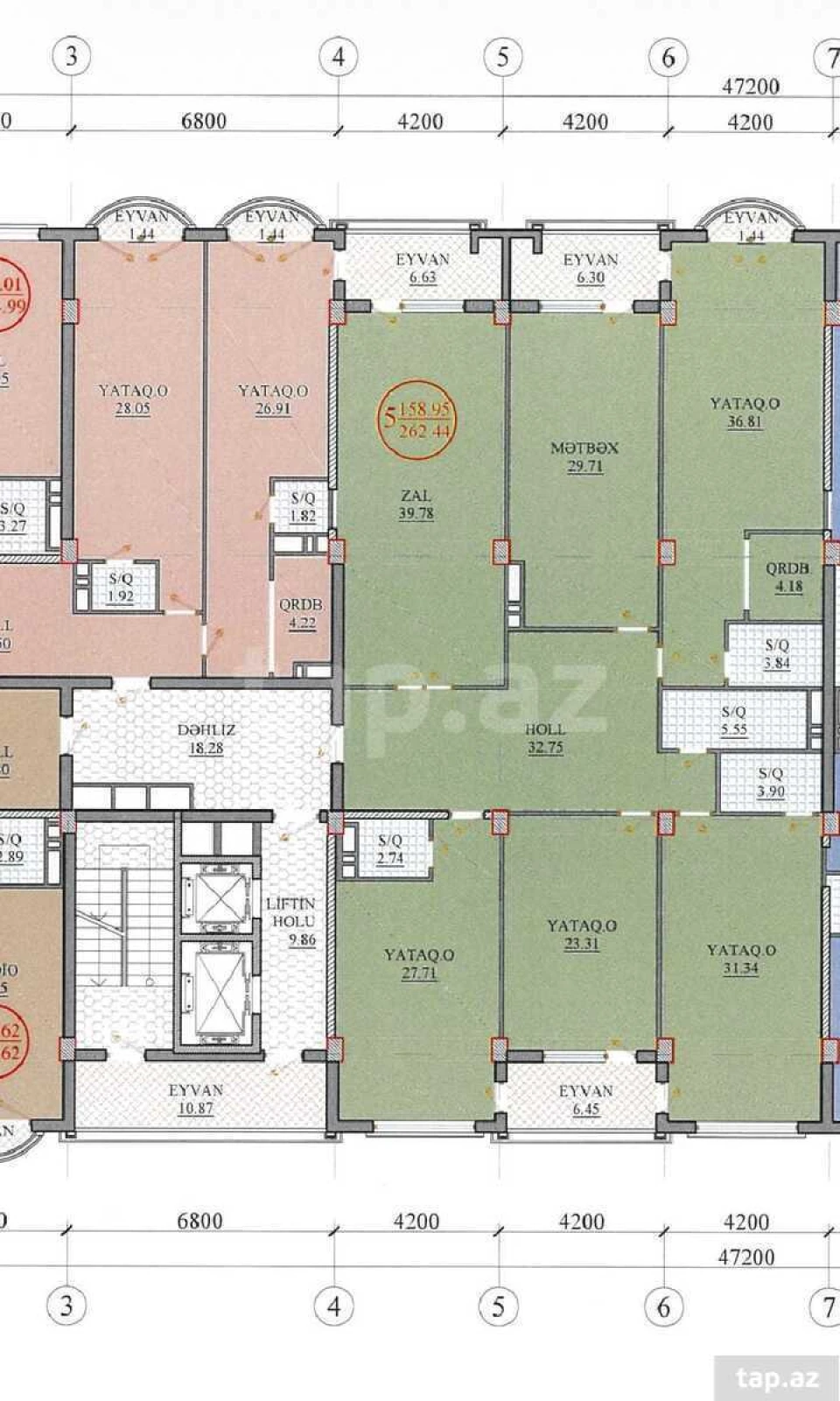 Satılır 5 otaqlı yeni tikili 281 m²