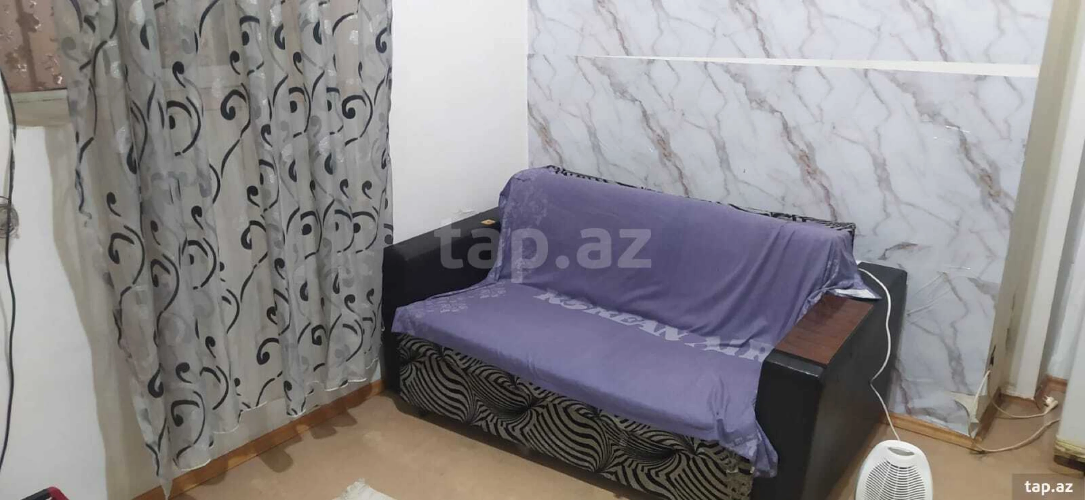 Kirayə verilir 1 otaqlı mənzil 26 m²