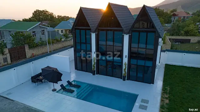 Satılır 5 otaqlı həyət evi 150 m² — Qəbələ 5 otaq 150.00 m²