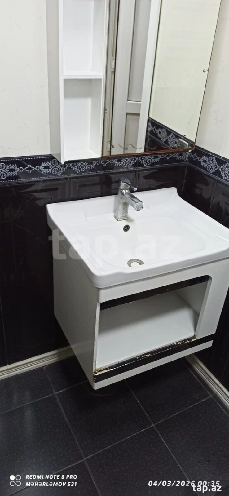 Kirayə verilir 2 otaqlı mənzil 60 m²