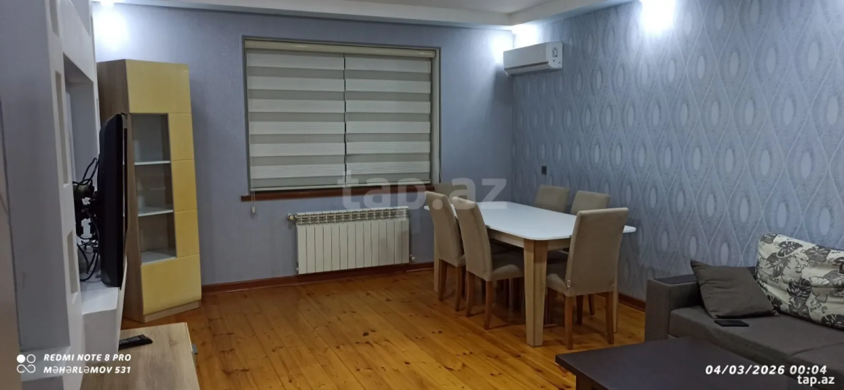 Kirayə verilir 2 otaqlı mənzil 60 m²