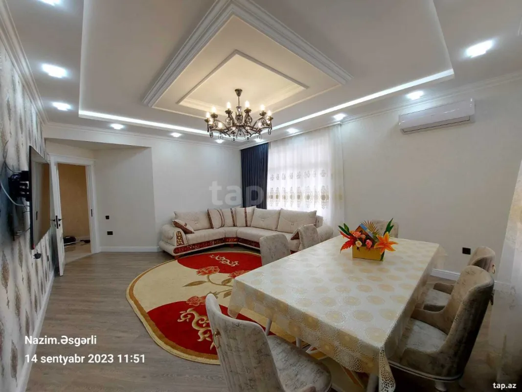Kirayə verilir 3 otaqlı yeni tikili 130 m²