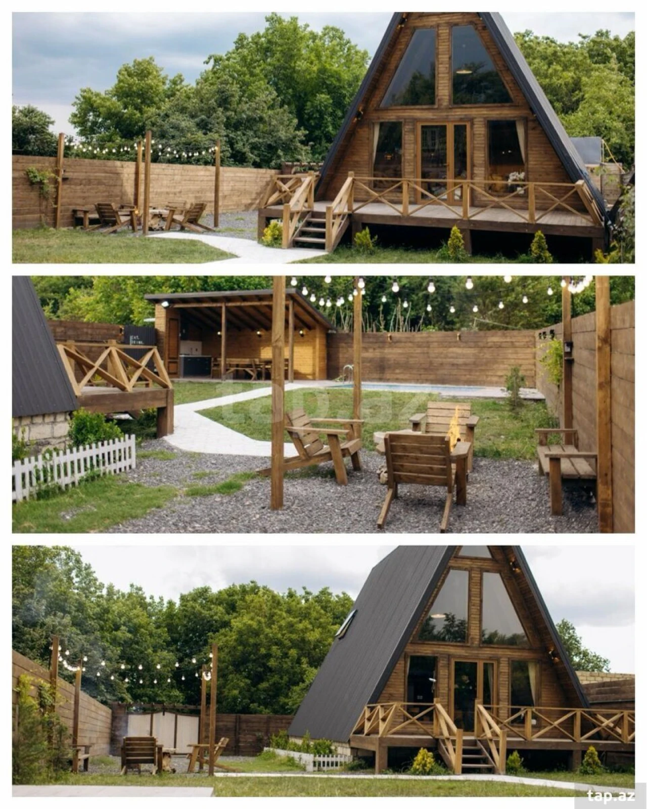 Kirayə verilir 3 otaqlı həyət evi