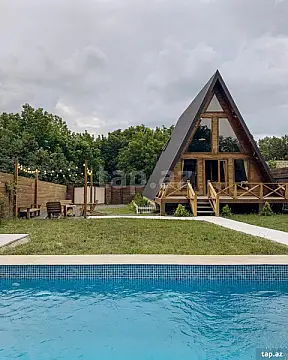 Kirayə verilir 3 otaqlı həyət evi — Qəbələ 3 otaq