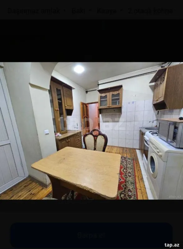 Kirayə verilir 2 otaqlı mənzil 70 m²