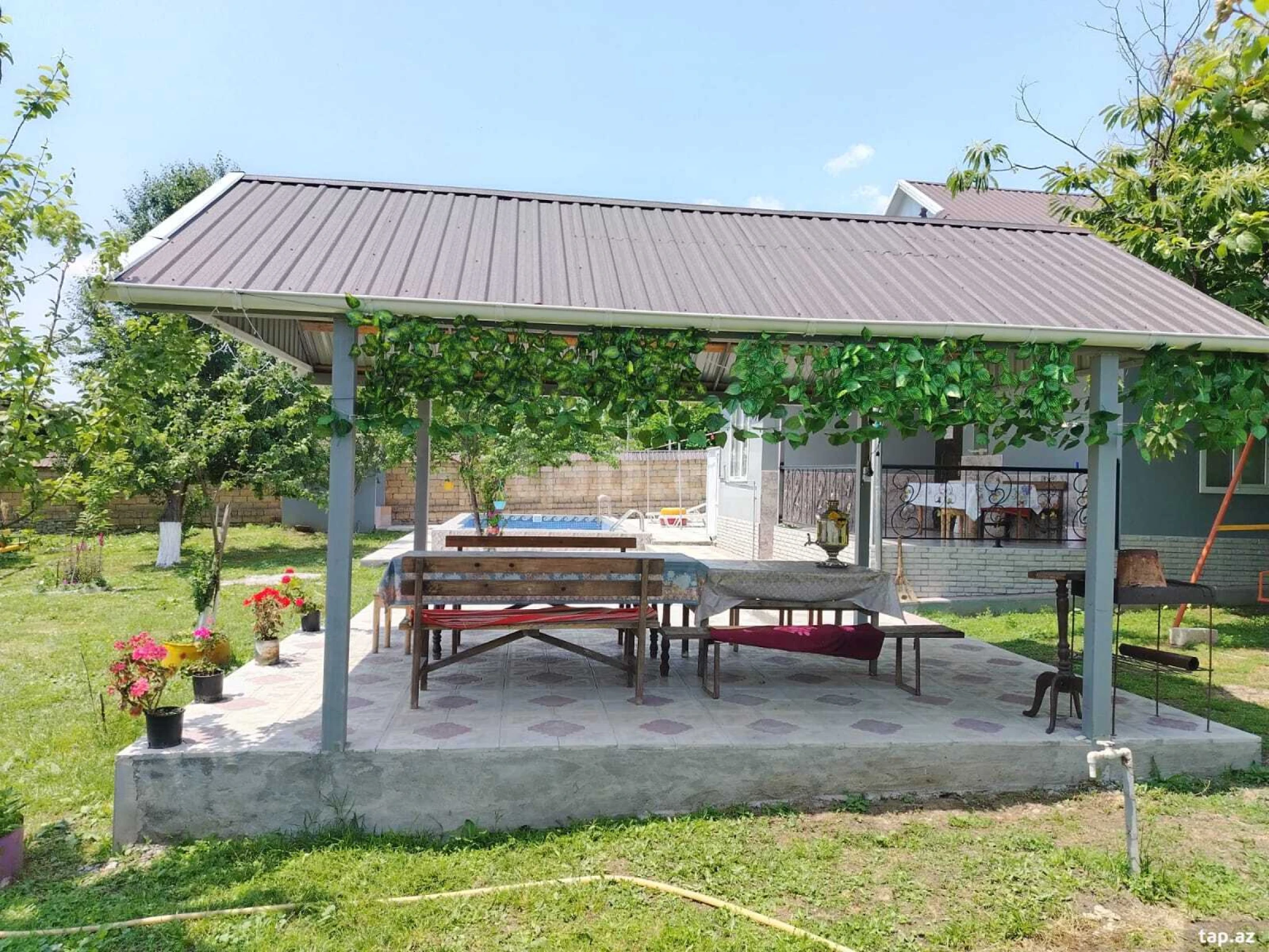 Kirayə verilir 3 otaqlı həyət evi