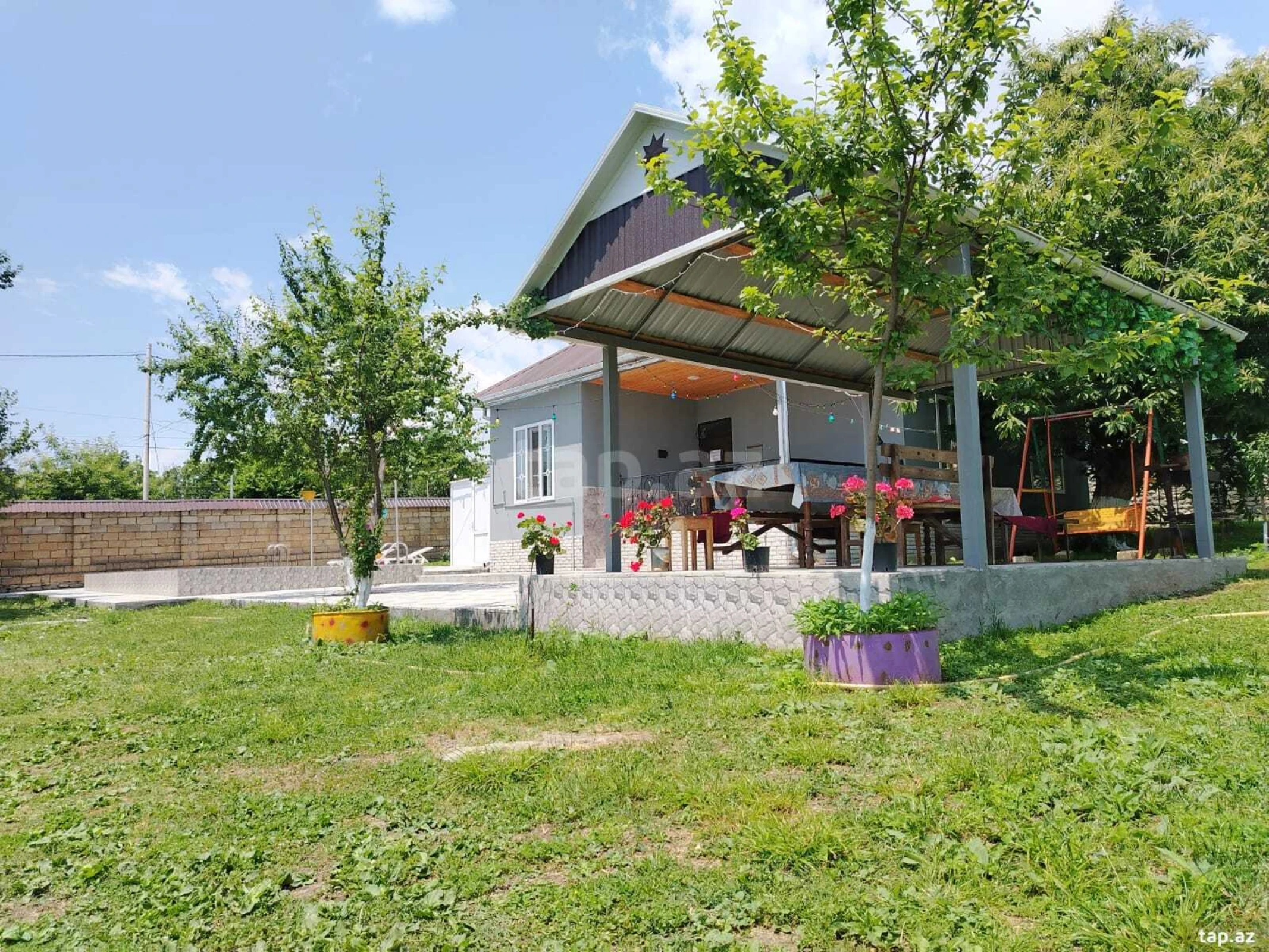 Kirayə verilir 3 otaqlı həyət evi