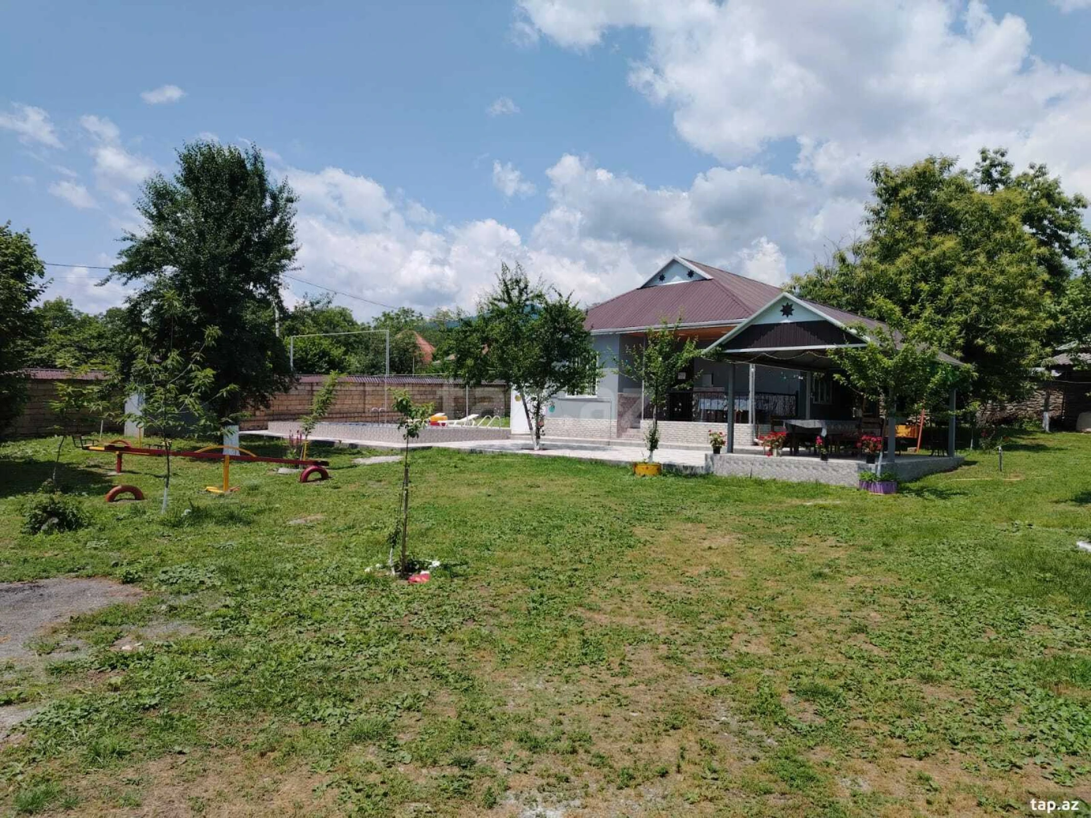 Kirayə verilir 3 otaqlı həyət evi