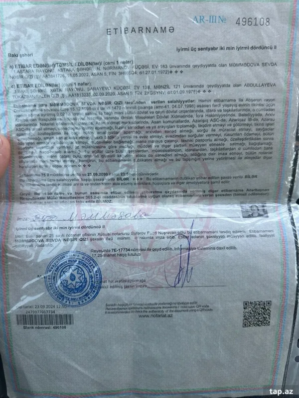 Satılır torpaq sahəsi