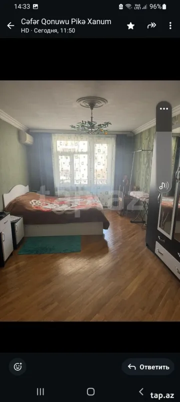 Kirayə verilir 3 otaqlı mənzil 70 m²