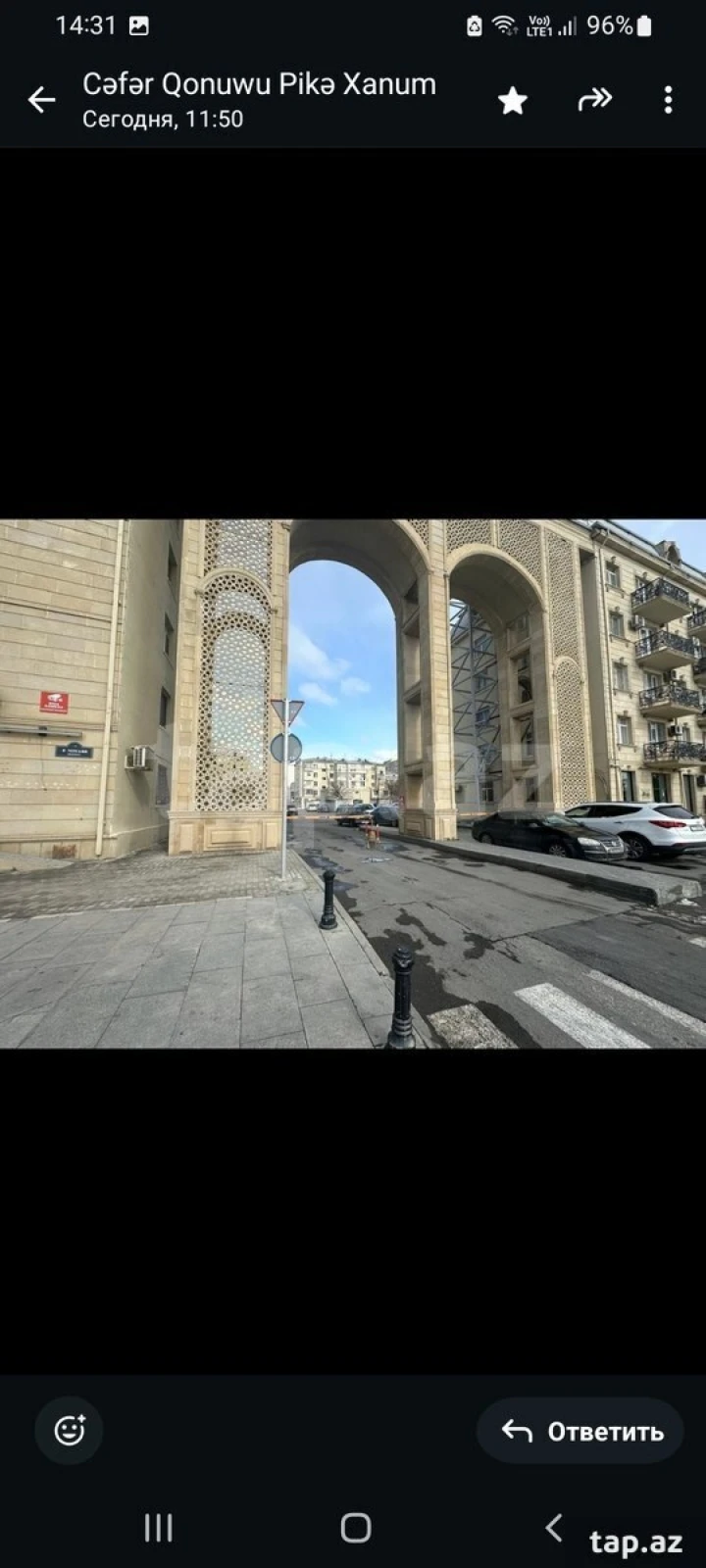 Kirayə verilir 3 otaqlı mənzil 70 m²