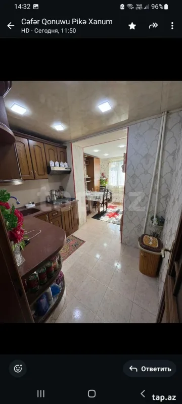 Kirayə verilir 3 otaqlı mənzil 70 m²