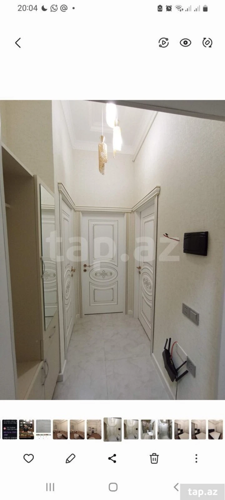 Kirayə verilir 2 otaqlı yeni tikili 40 m²