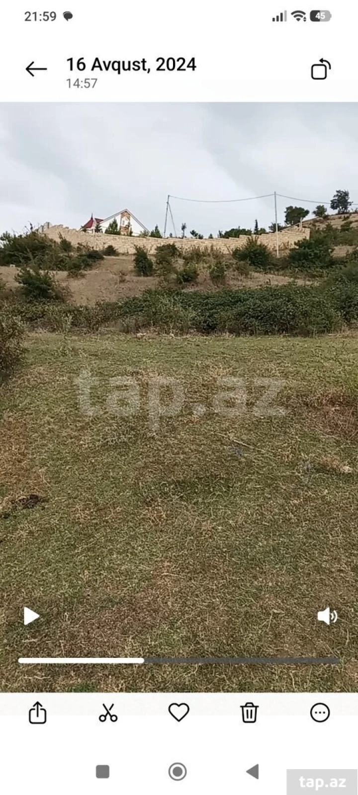 Satılır torpaq sahəsi