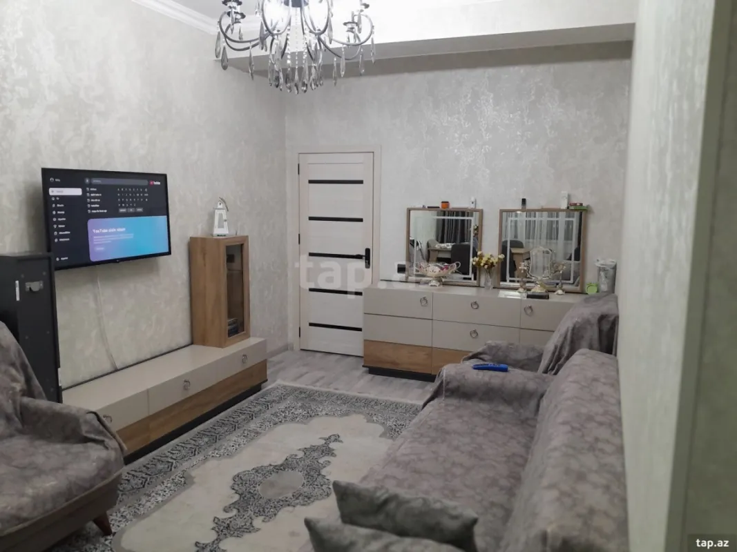 Satılır 2 otaqlı yeni tikili 55 m²