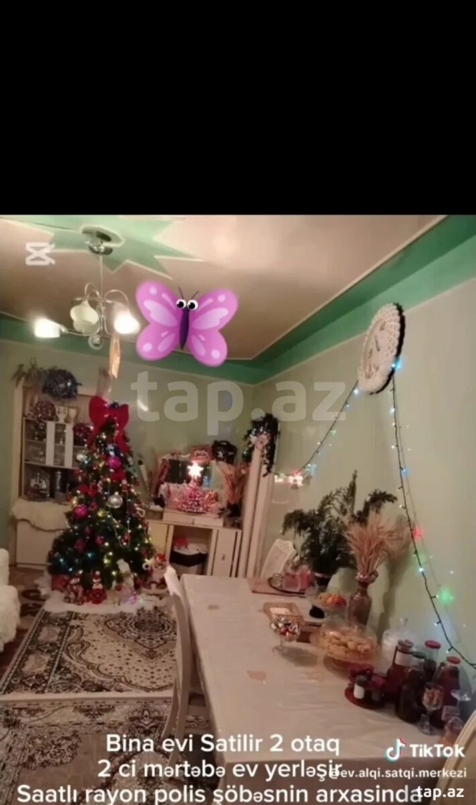 Satılır 2 otaqlı mənzil 31 m²