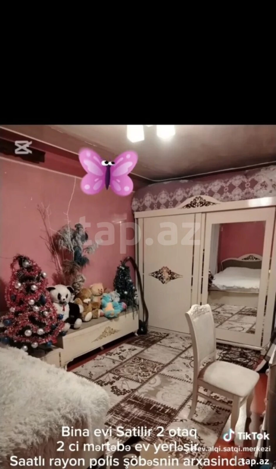 Satılır 2 otaqlı mənzil 31 m²