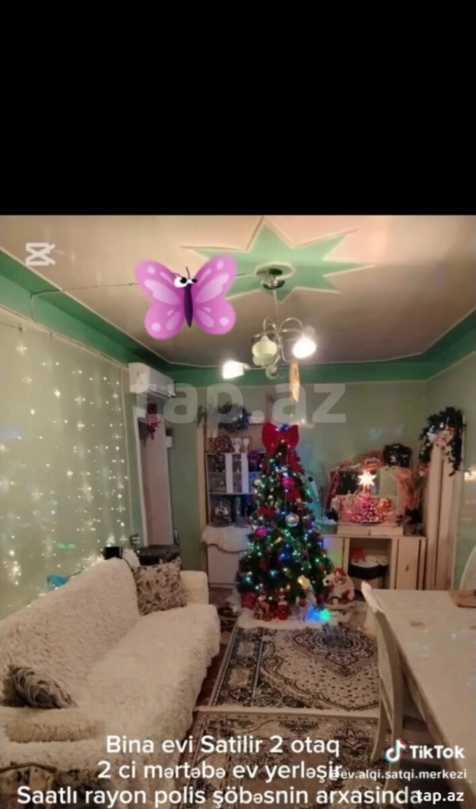 Satılır 2 otaqlı mənzil 31 m²