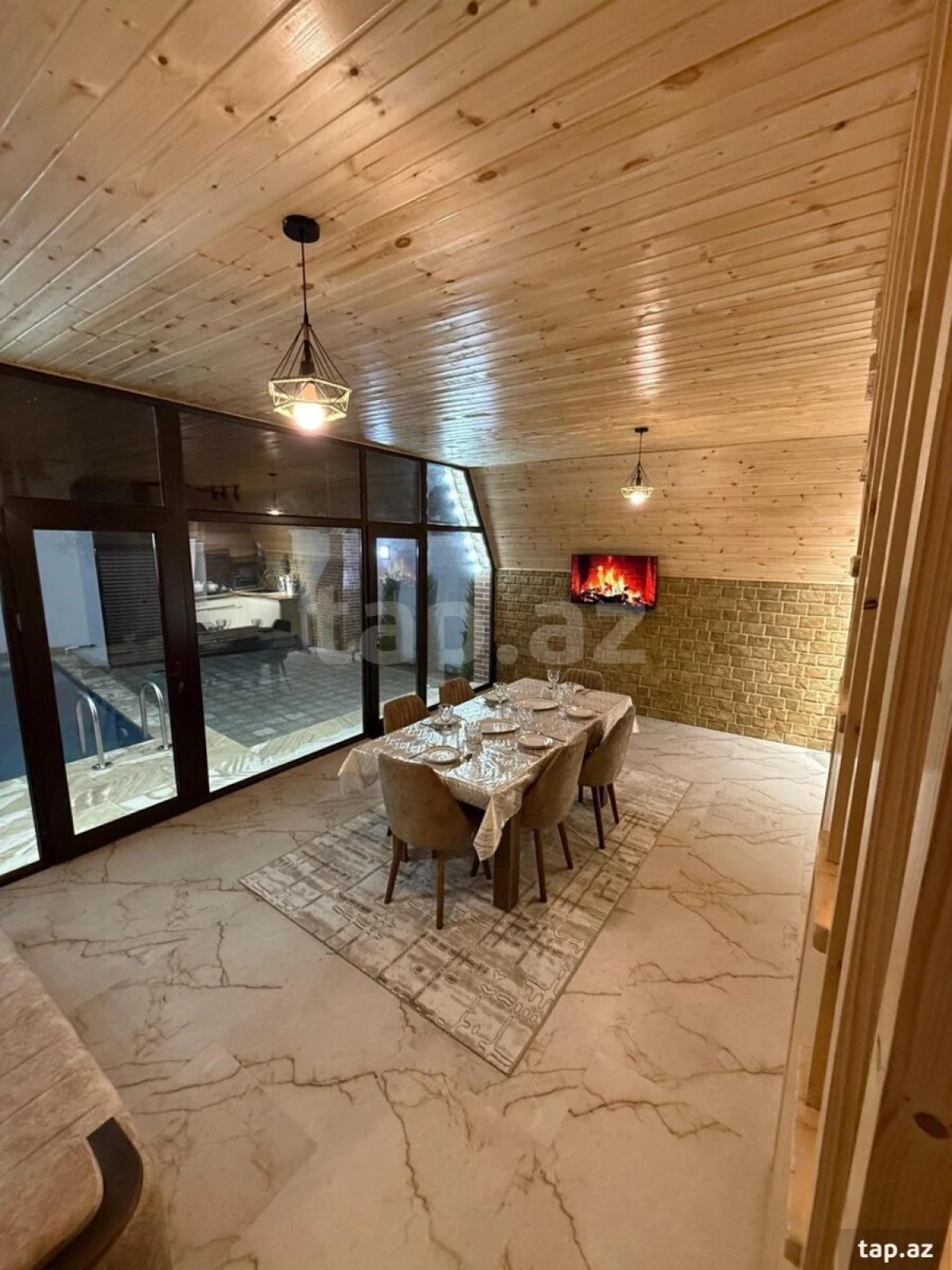 Kirayə verilir 3 otaqlı həyət evi