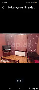 Kirayə verilir 1 otaqlı həyət evi