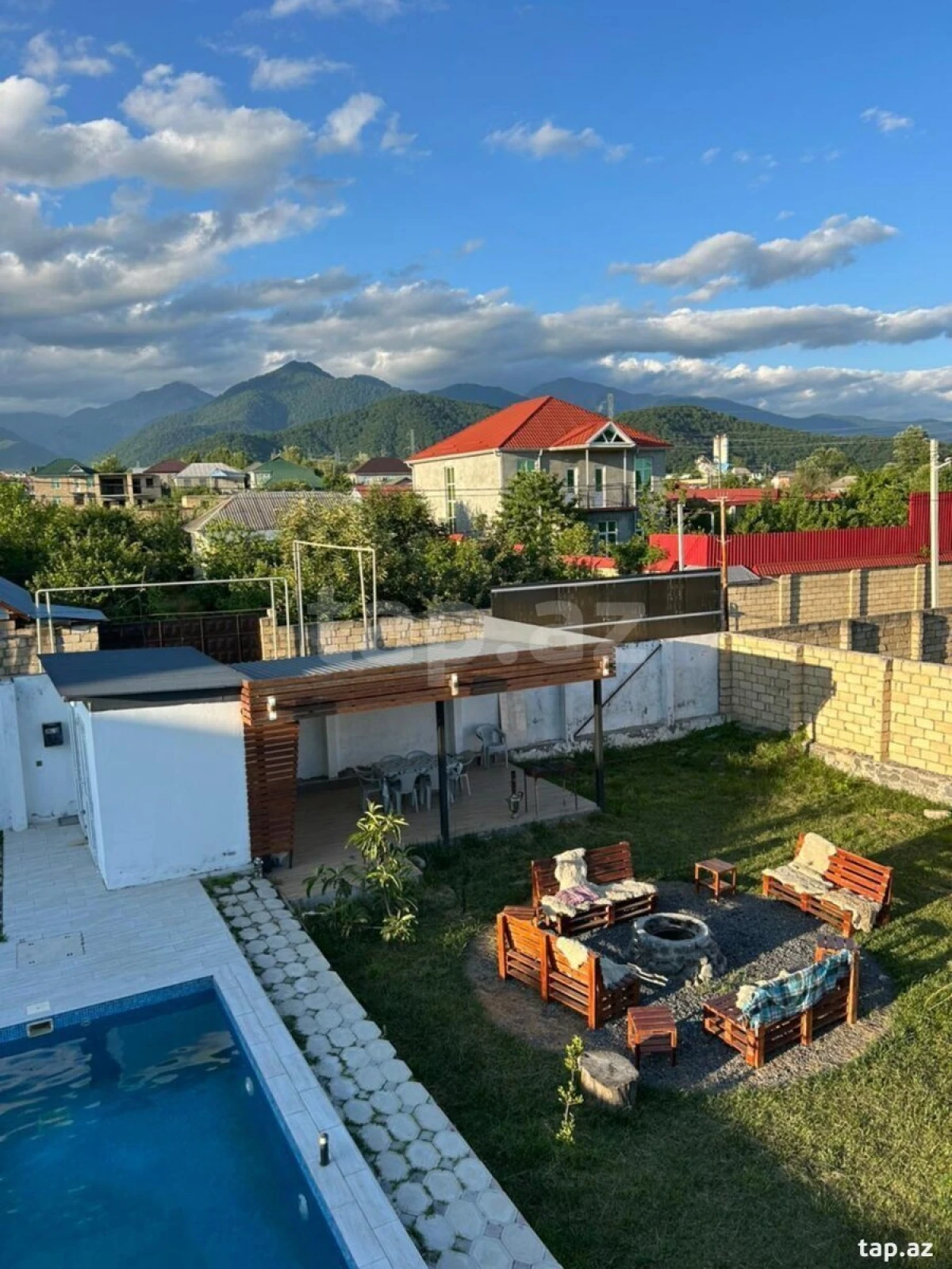 Kirayə verilir 5 otaqlı həyət evi