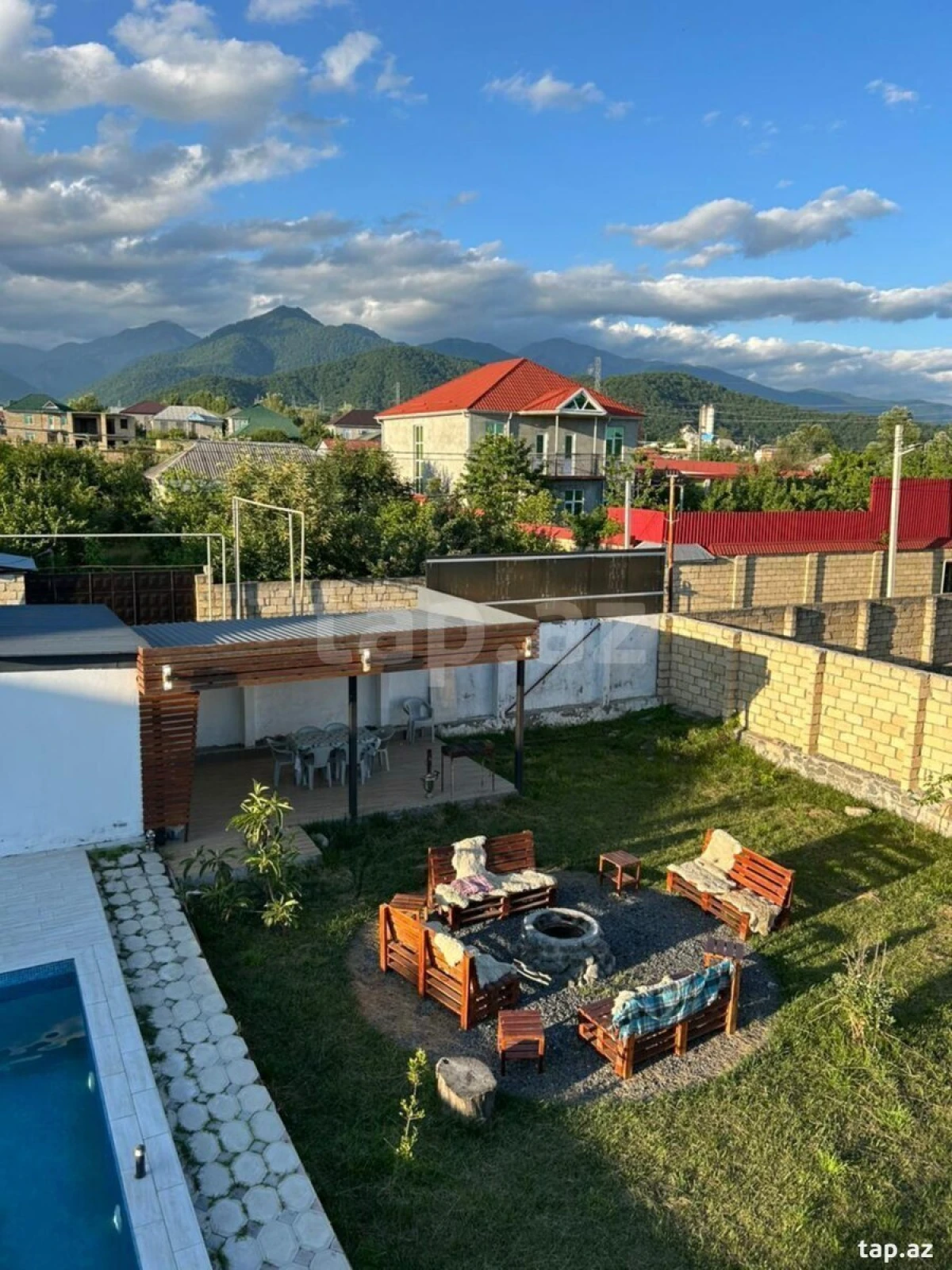 Kirayə verilir 5 otaqlı həyət evi